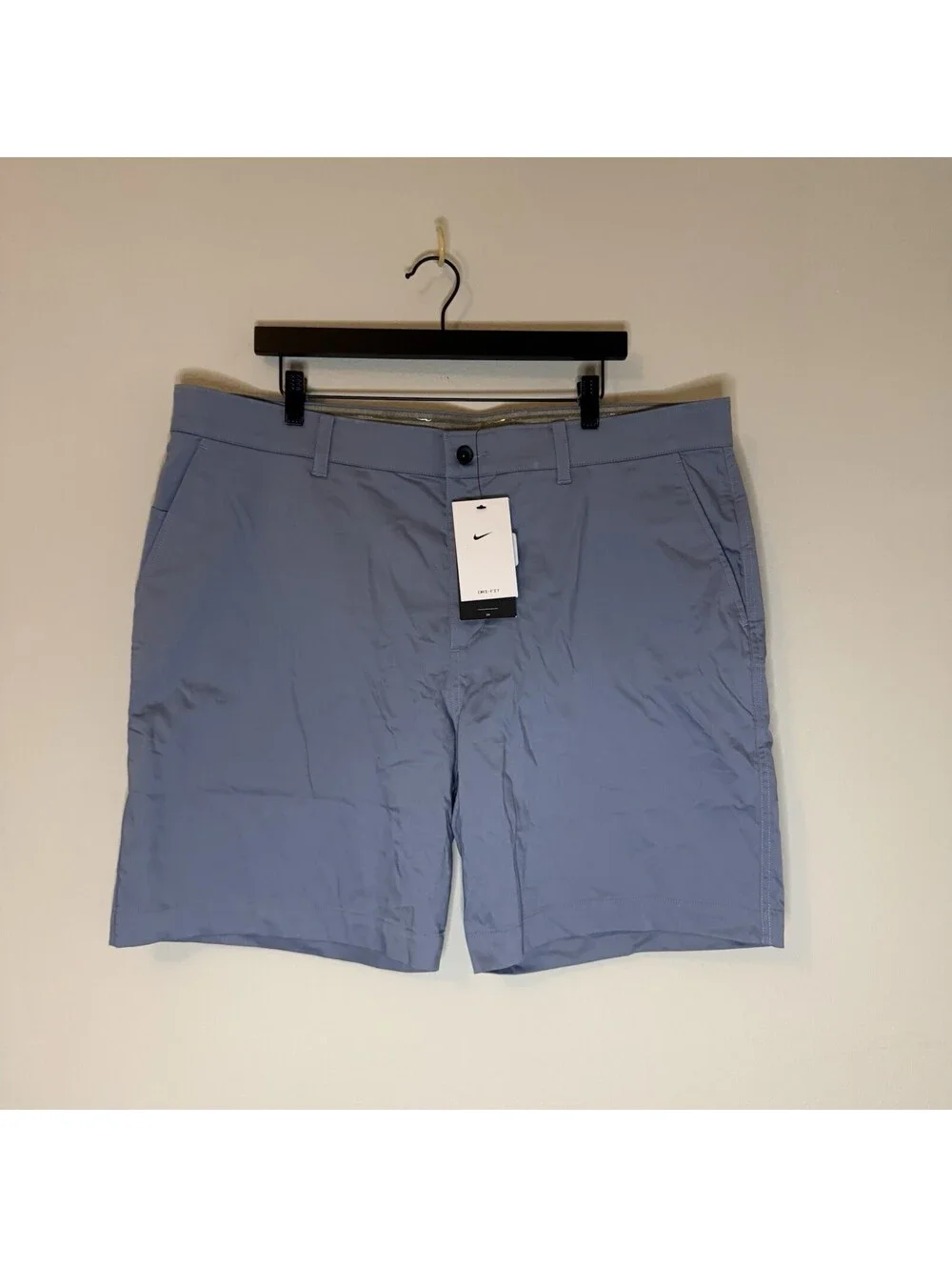 Nike Dri-FIT UV Golf Shorts Men’s Size 40 Gray Blue Performance Stretch NWT